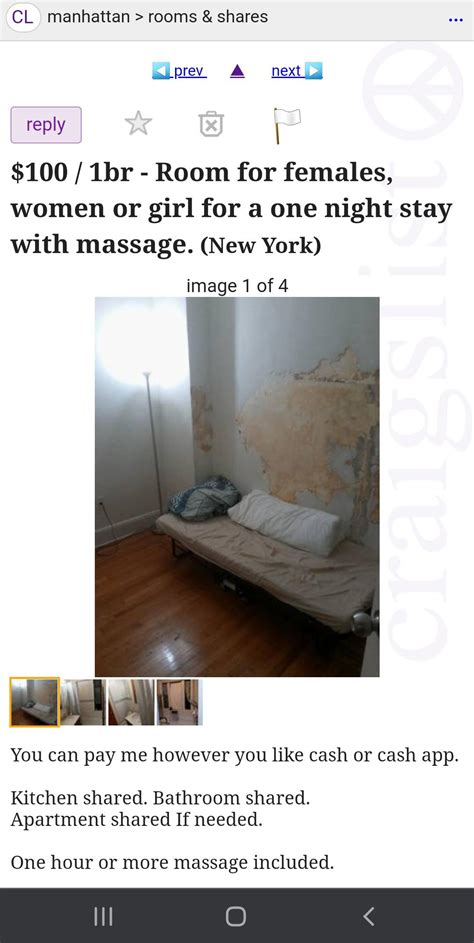 1 - 120 of 231. . Craigslist massages nyc